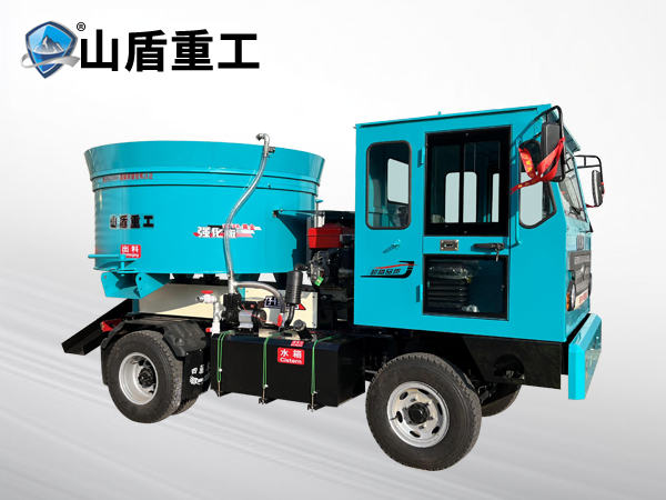 平頭雙動(dòng)力攪拌車